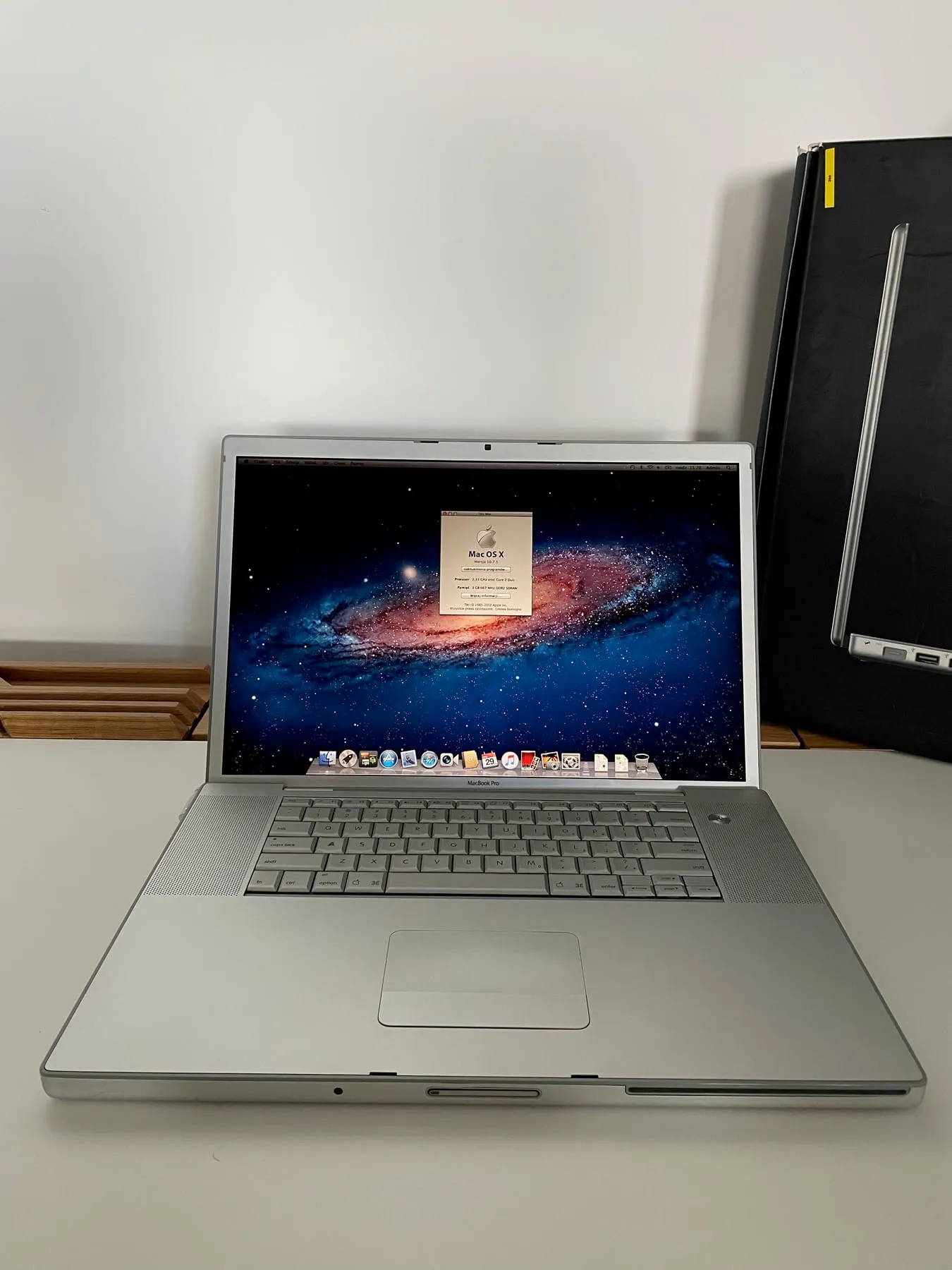 Apple MacBook Pro 17-inch — three quarter